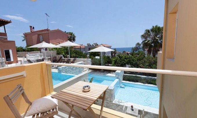 Mavrovouni Hotel | Dimani Suites: Oceanfront Bliss with 10/10 Guest Rating