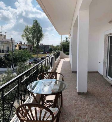 Feres Apartment | Inviting Dimitra House: Entire Apartment with Balcony View