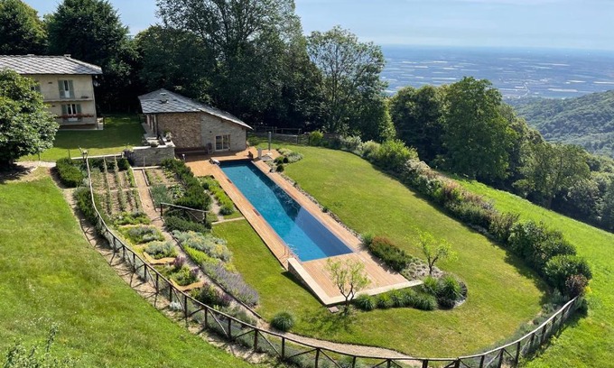 Pagno Villa | Relax at Dionisia's Home: Pool & Spa in the UNESCO Alps