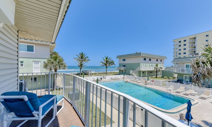 Indialantic House | Ocean View Retreat with Heated Pool & Wrap Around Balcony