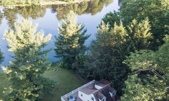Northwest Harwinton Cottage | Waterfront Retreat with Private Beach & Exceptional Views