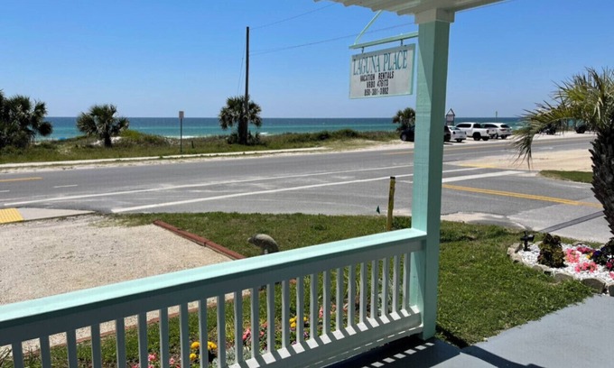 Laguna Beach Apartment | Prime Location: Oceanfront Getaway with Pool & Spa Access