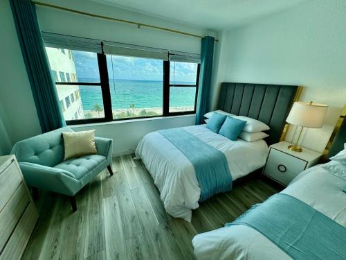 Mid Beach Apartment | Beachfront Retreat: Pool, Ocean View & Top-Rated Comfort