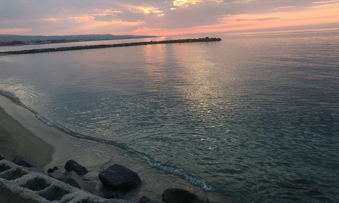 Vibo Marina Villa | Directly on the sea, crystal clear sea beach house breathtaking view.