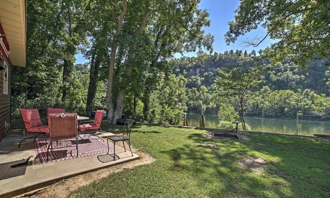 Flippin House | Convenient Riverfront Retreat with Pool and Pet-Friendly Amenities