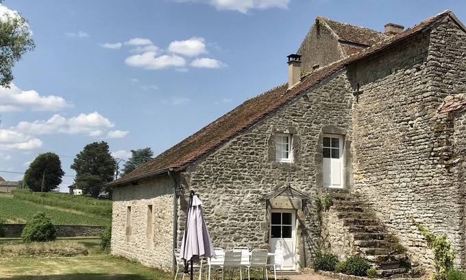 Rouy Other | Enchanting Green House Steps from the Castle with Ocean Views