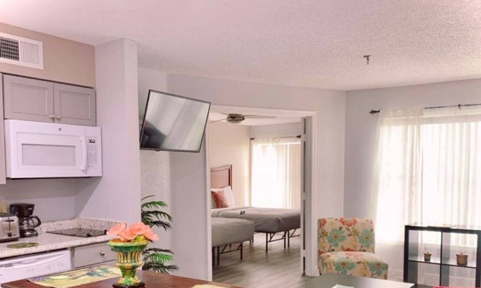 Florida Central Atlantic Coast Apartment | Family-Friendly Disney Universal Renovated Condo Retreat
