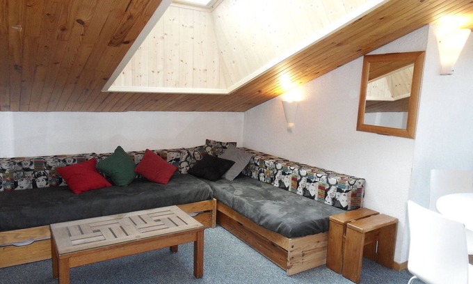 Belle Plagne Apartment | Inviting Studio Belle Plagne - Ideal for Families of Four