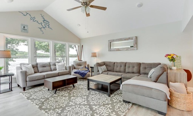 Lake Ozark House | Serene Lakeside Home with New Dock & Breathtaking Views