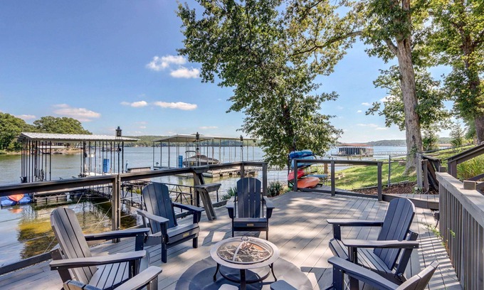 Sunrise Beach House | Scenic Lakefront Retreat with Private Dock & Kayaks