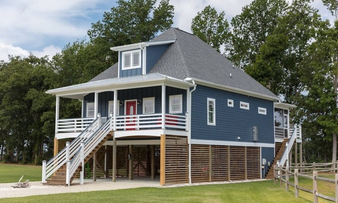 Minnesott Beach House | Idyllic Dockside Retreat with Pool and Gorgeous Views