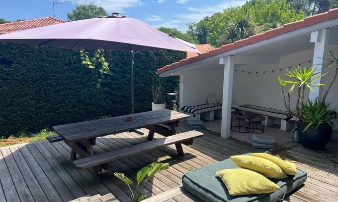 Seignosse House | Pet-Friendly Dodo House with Ocean Views & Spa Amenities