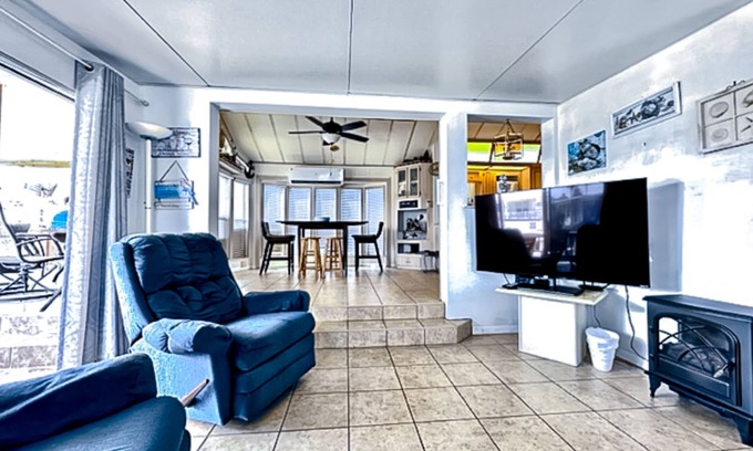 Port Isabel House | Pet-Friendly Bayfront Retreat with Pools and Tennis Courts