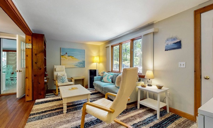 North Eastham House | Dog-Friendly Forest Cottage with Deck Near Bay Beaches