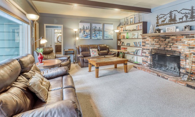Brockway House | Dog-Friendly Home in Great Location with Private Hot Tub, Water Views, Deck