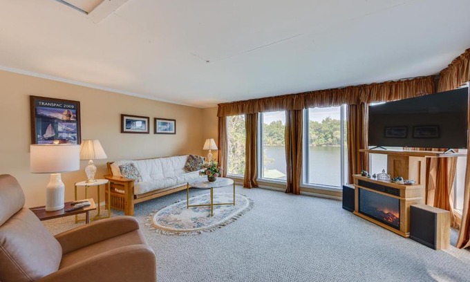 Jonesville House | Pet-Friendly Retreat on Black River Lake with Boat Dock