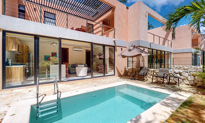 Tulum House | Pet-Friendly Tulum Getaway with Private Plunge Pool