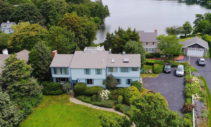 Falmouth House | Pet-Friendly Lakefront Getaway with Ocean Views