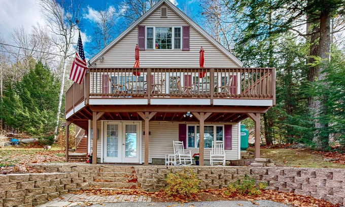 Gilmanton House | Pet-Friendly Retreat by Tranquil Pond with Inviting Deck