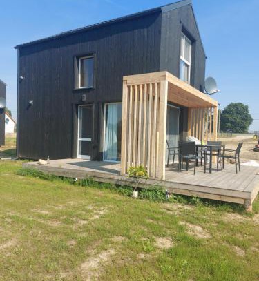 gmina Biskupiec House | Discover Haus Zielony und Haus Czerwony with Ocean Views