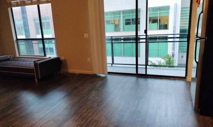 North Burnet Condo | Spacious Domain Condo with Long Private Balcony Access