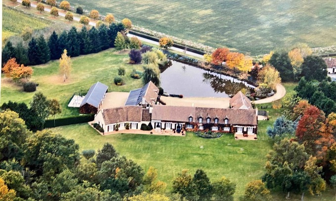 Saint-Aignan-le-Jaillard House | Relax at Domaine Champlivault with Inviting Hot Tub Amenities