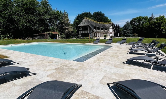 Saint-Arnoult Villa | Experience Domaine de la Poterie: Pool, Spa & Tennis Courts