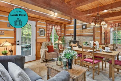Mauricie Ski Chalet | Domaine Rivière Sacacomie- Chalet L'Aigle Royal