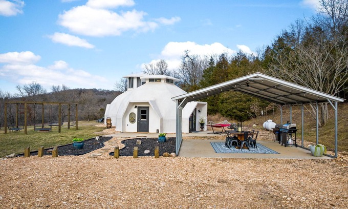 Harrison House | Secluded Dome House on Bear Creek with Hot Tub & Spa