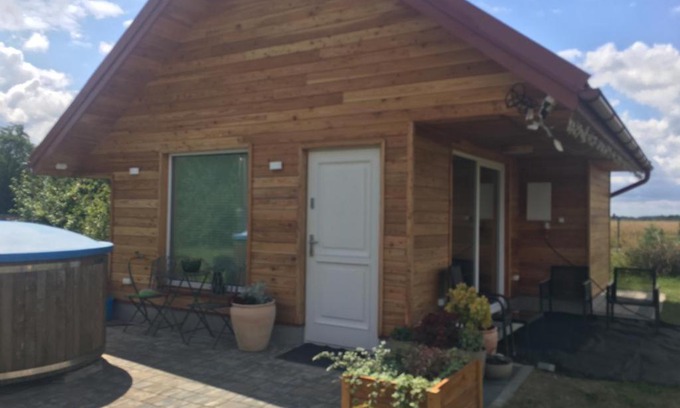 Bubel House | Relaxing Domek nad Bugiem with Ocean View and Hot Tub