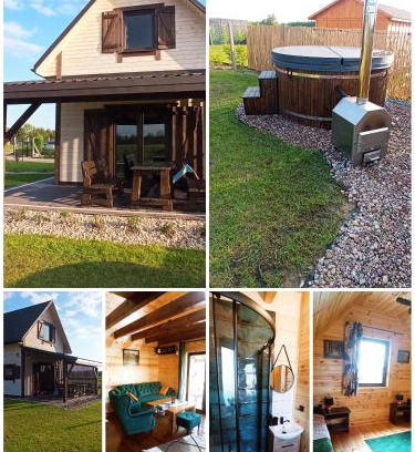 Uscimow Apartment | Discover Domek Tomaszne: Oceanfront Retreat with Hot Tub