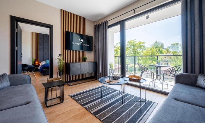 Dabki Apartment | Discover Domki i Apartamenty Skandynawia with Ocean Views