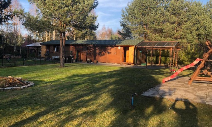 Wałcz Cabin | Pet-Friendly Ocean View Retreat at Domki Letniskowe Nakielno