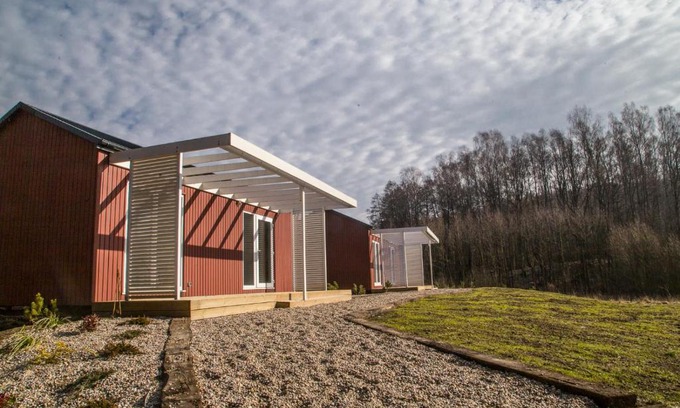 Trabki Wielkie Cabin | Discover Domki Przystanek Drzewina: Pet-Friendly Getaway