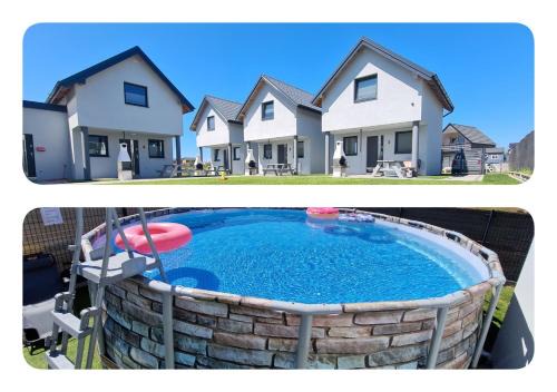 Jastrzebia Gora Cabin | Relaxing Domki Rajski with Pool & Oceanfront Views