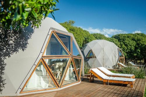 Colonia Chapadmalal House | Domo 4 - Domos Aiken Chapa Glamping en Zona Cruz del Sur Chapadmalal para 2 PAX - Hola Sur