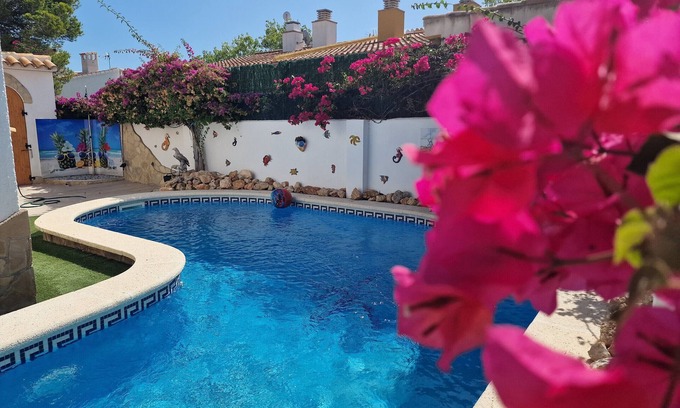 Riumar House | Relaxing Getaway at Don Quichotte: Beach, Pool & Pet Friendly