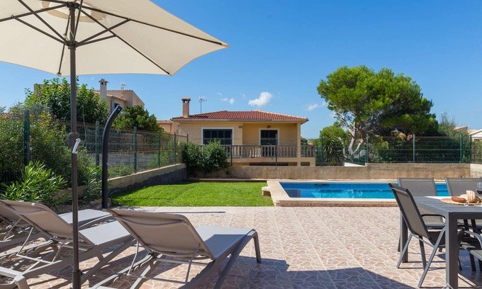 Urbanizacion S'Estanyol Villa | Discover Dones Aigua: Villa with Pool & Garden Retreat