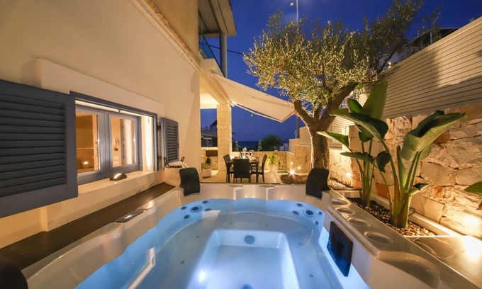 Capitolo Villa | Enchanting Apulian Villa with Hot Tub by the Sea