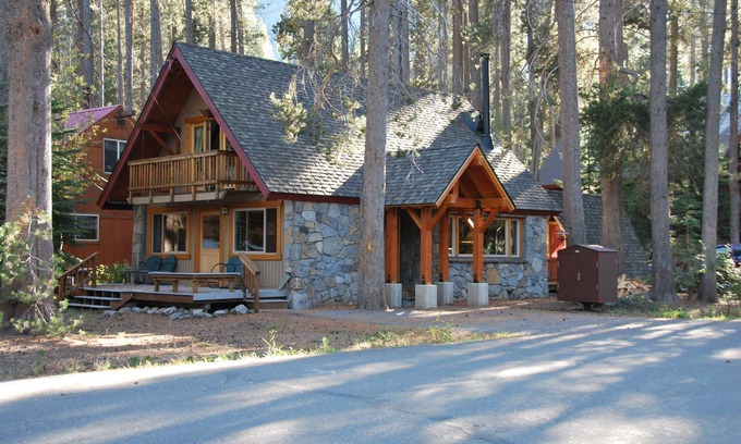 Donner Lake Woods Cabin | West End Stone Cabin at Donner Lake - Rated 9.8/10