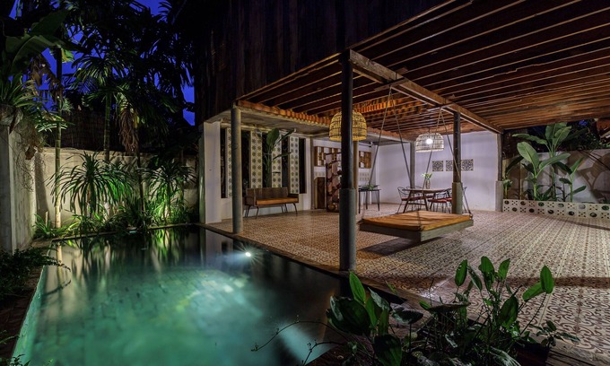 Sangkat Sla Kram Hotel | Relaxing Stay at Dontrei Villa Angkor with Pool & Spa