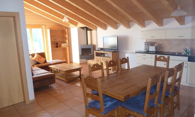 Champoussin Apartment | Experience Doorstep Skiing in a Picturesque Swiss Village