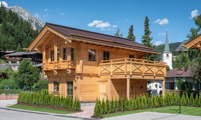 Filzmoos Ski Chalet | Relax at Dorf-Chalets Filzmoos: Pet-Friendly & Pool Access
