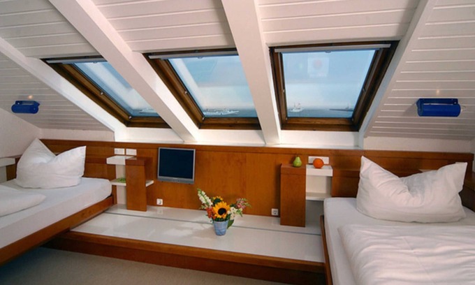 Helgoland House | Serene Lake View Double Room at House Hanseat