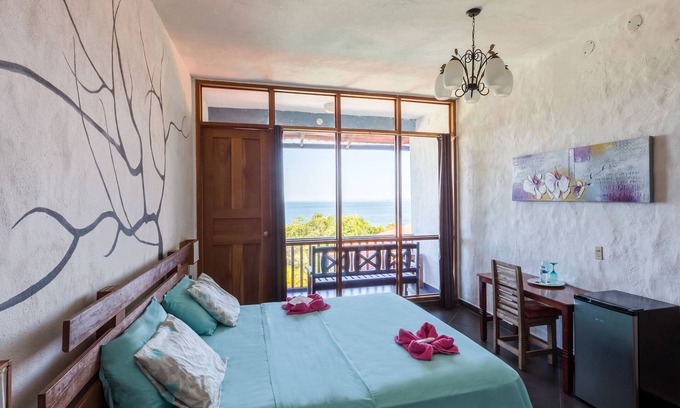 Torio House | Ocean View Double Room with Balcony at Beachfront Hotel