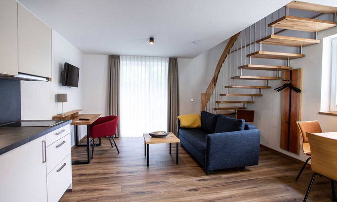 Hassmersheim Apartment | Family-Friendly Getaway at Douglasie - Siegelsbacher Mühle