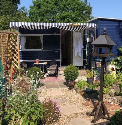 Heligan Bed & Breakfast | Discover Down The Garden Path Vintage Caravan B&B, Dartmoor