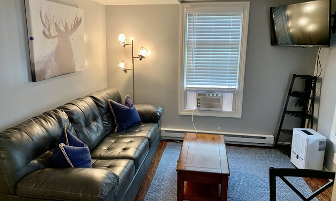 Lake Placid Apartment | Prime Downtown Apartment Steps from Ironman Course