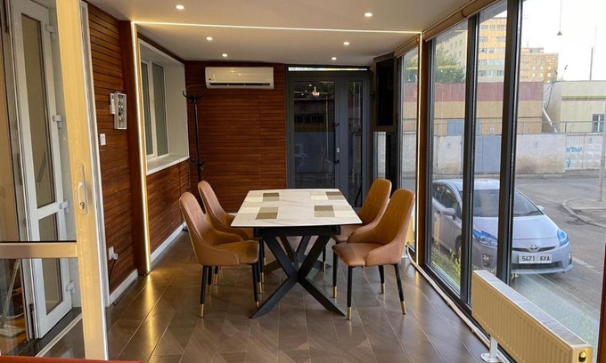 Downtown Ulaanbaatar Apartment | Downtown Huge Windows & Terrace