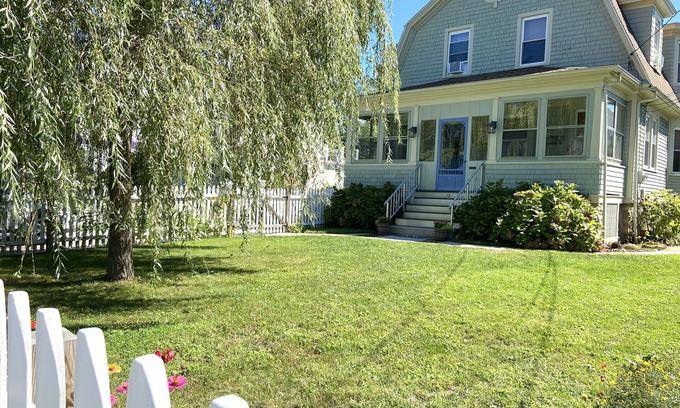 Mystic House | Idyllic Downtown Mystic Home with Ocean View & Spa Amenities